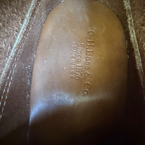 BASS brown leather booties Size 9 M - Picture 9 of 10